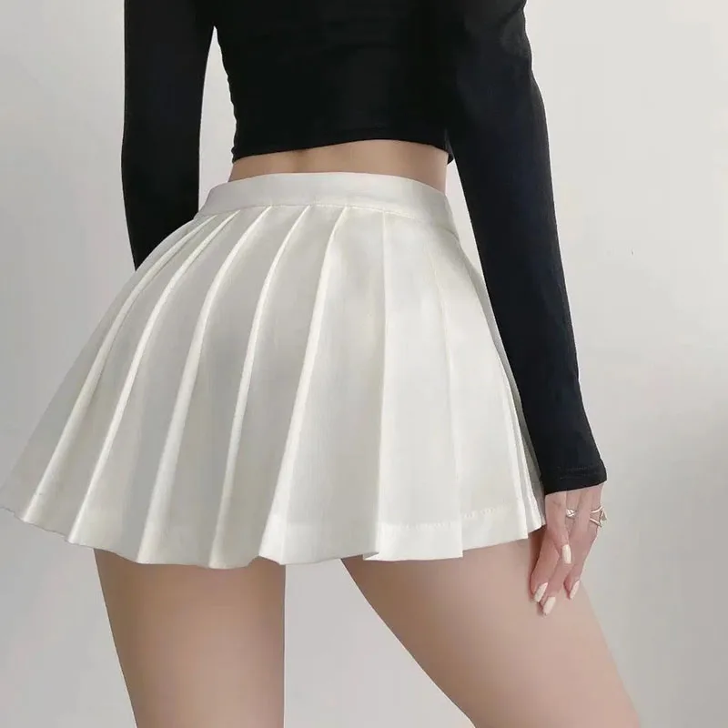 Y2K Grunge Pleated Mini Skirt - Vintage Summer Fashion Statement