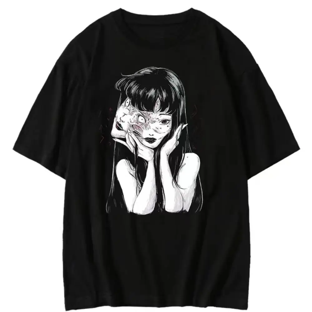 Y2K Grunge Style Cotton T-Shirt for Trendy Summer Outfits