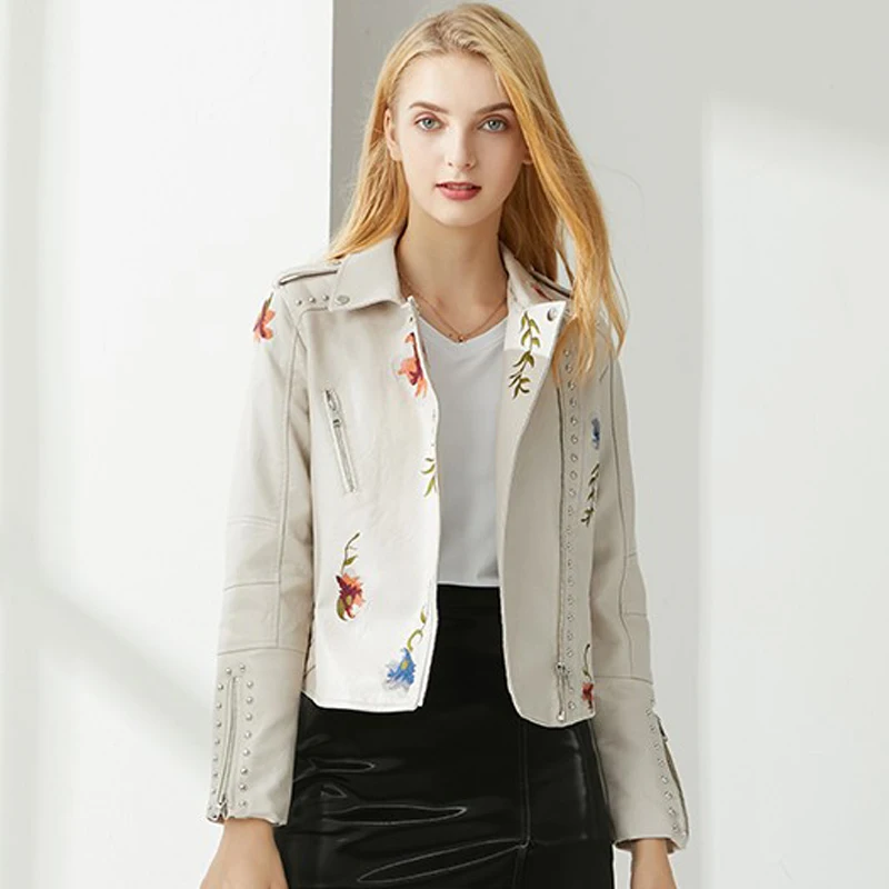 Y2K Grunge Style Faux Leather Jacket - Streetwear Fashion Statement