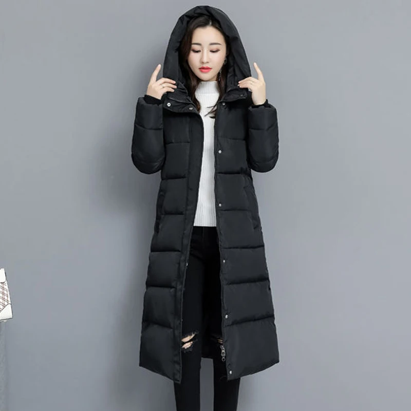 Y2K Grunge Style Hooded Parka Coat - Oversized Mid-Length Jacket for Women