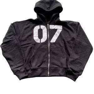 Y2K Grunge Style Hoodie and Jogger Set with Drawstring Waist