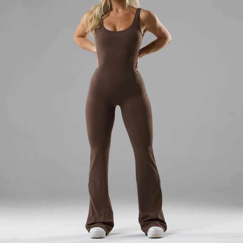 Y2K Grunge Style Jumpsuit - Retro Fitness Romper for Women