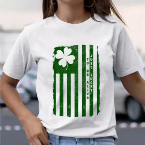 Y2K Grunge Style Lucky St. Patrick's Day Graphic Tee