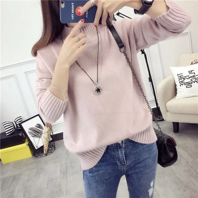 Y2K Grunge Style Turtleneck Sweater - Streetwear Pullover for Women