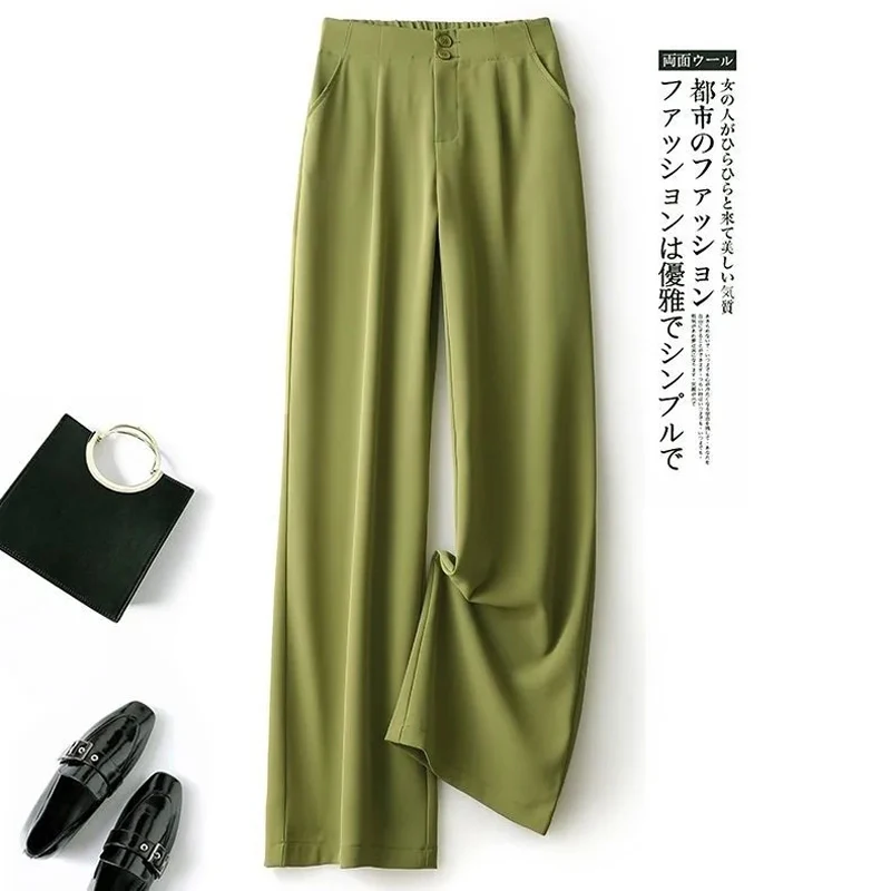 Y2K Grunge Style Wide Leg Pants - Casual High Waist Trousers