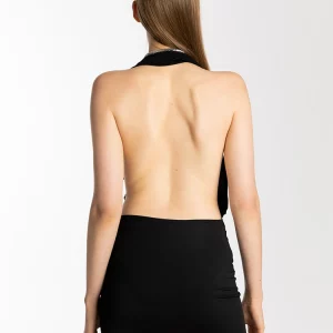 Y2K Halter Neck Mini Dress - Backless Asymmetric Sexy Outfit