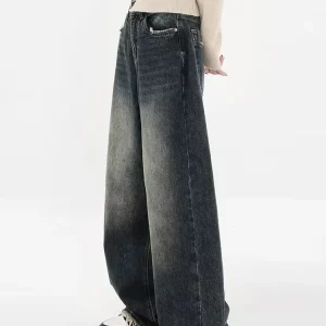 Y2K Harajuku Baggy Jeans - Retro Streetwear Denim Trousers