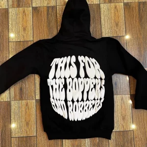 Y2K Harajuku Printed Hooded Pullover - High Street Sports Sweatshirt