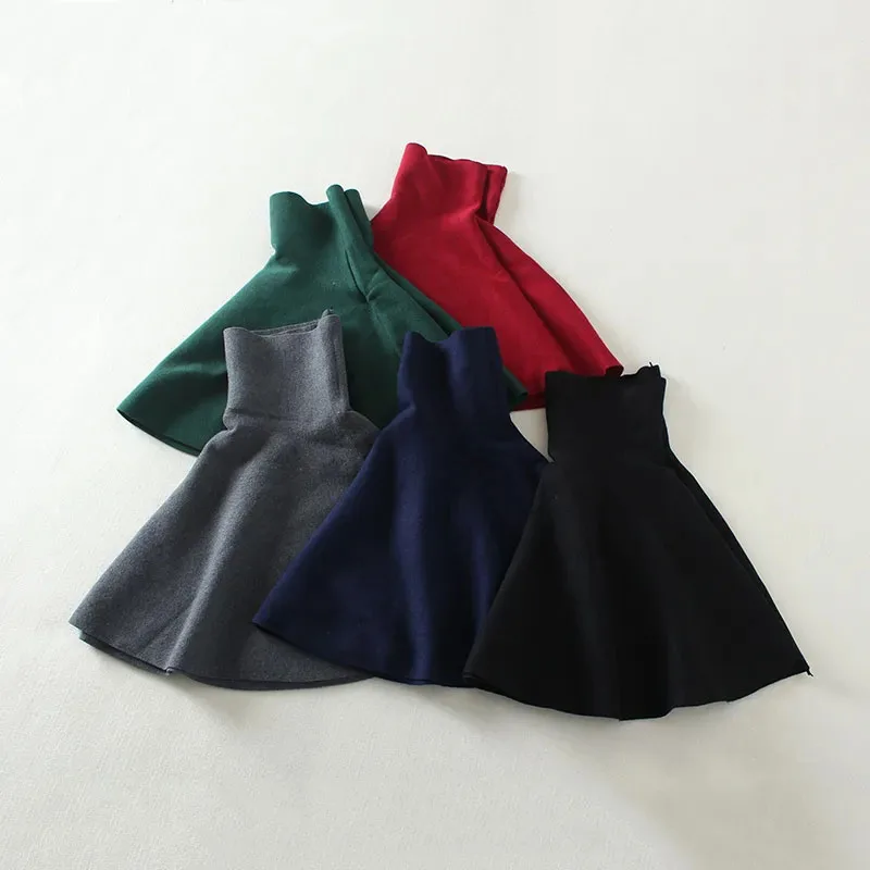 Y2K Inspired Korean Knit Pleated Mini Skirt - High Waist Ruffle A-Line Style