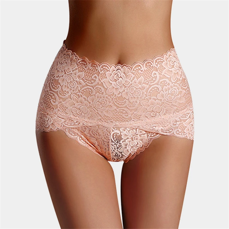 Y2K Lace High Waist Panties - Sexy Mesh Lingerie Briefs