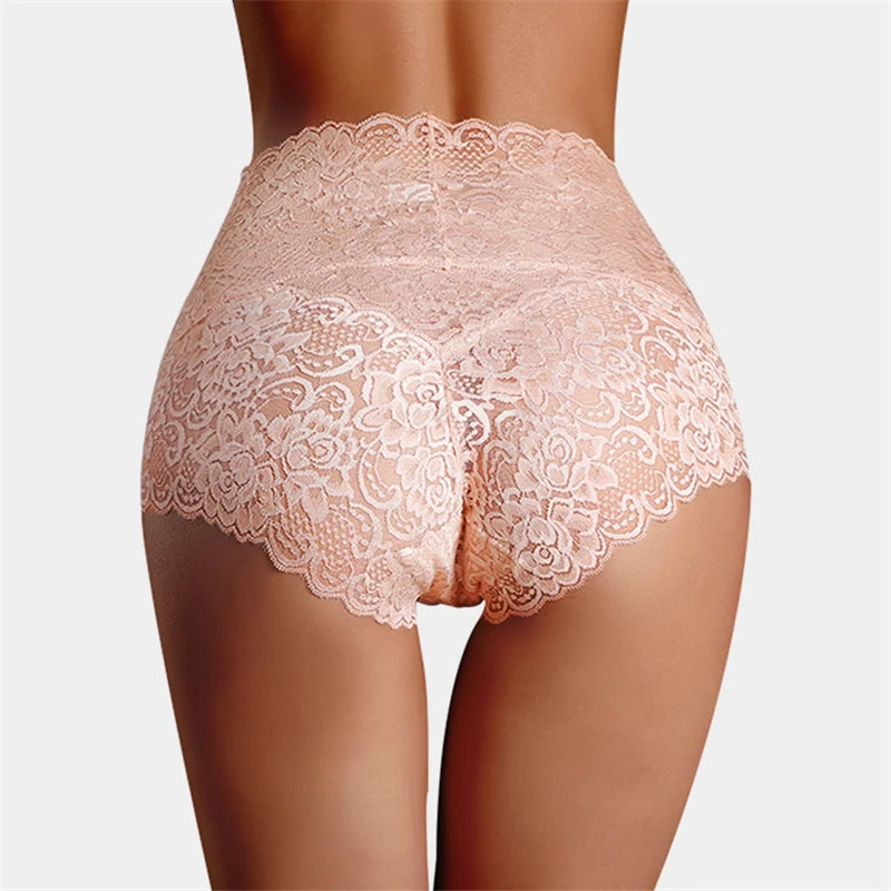 Y2K Lace High Waist Panties - Sexy Mesh Lingerie Briefs