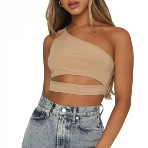 Y2K Lace-Up Crop Tank: Summer Aesthetic 90s E-Girls Vest