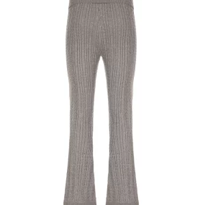 Y2K Low Rise Skinny Knitwear Leggings - Harajuku Streetwear Trousers