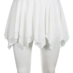 Y2K Low Waisted Pleated Skirts - Korean Chic Streetwear Mini Skirts