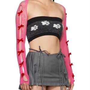 Y2K Mini Skirt: Drawstring Low Waist Pleated Kawaii Sweet E-Girl Aesthetic Streetwear