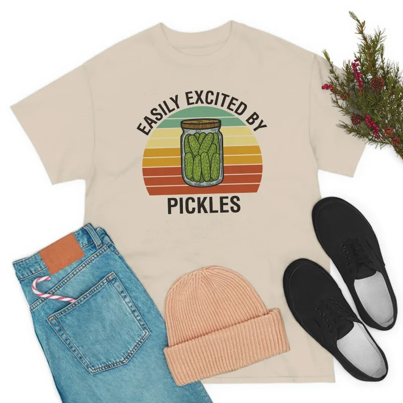 Y2K Pickle Lover Retro Graphic Tee - Cute Funny Vintage Top