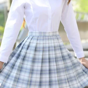 Y2K Plaid Pleated Skirt with Bow Detail - High Waist Harajuku Mini Skirt