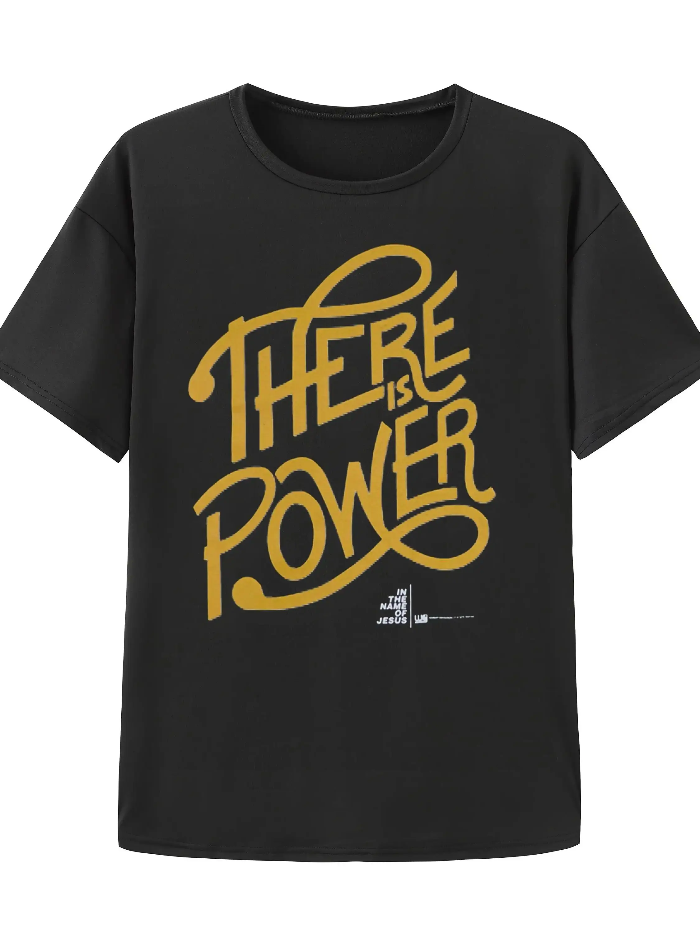 Y2K Power Black T-Shirt - Unisex Grunge Retro Fashion