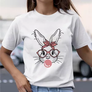 Y2K Retro Cartoon Print Casual T-Shirt