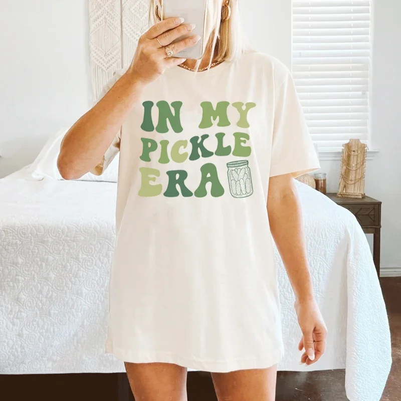 Y2K Retro Graphic Tees | Cute Funny Pickle Lover T-Shirt | Trendy Fashion