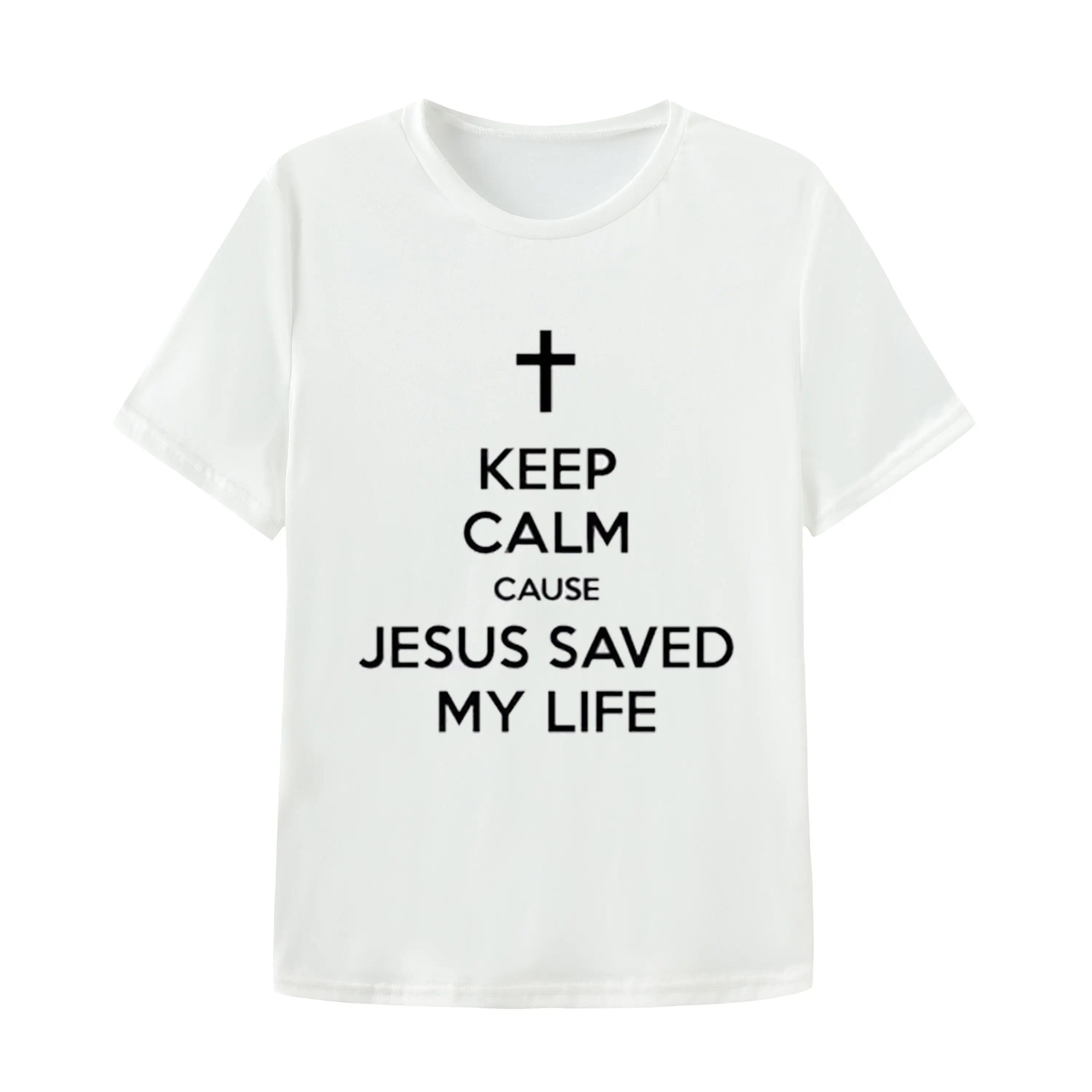 Y2K Retro Jesus Print Tee - Grunge Summer Fashion