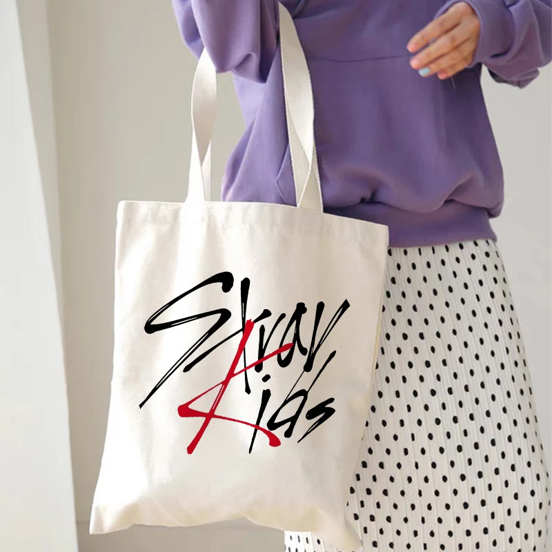 Y2K Retro Street Style Graphic Handbag - Korean Kpop Punk Gothic Anime Shopping Bag