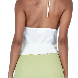 Y2K Sleeveless Bandage Crop Top - Sexy Open Back Tank for Women