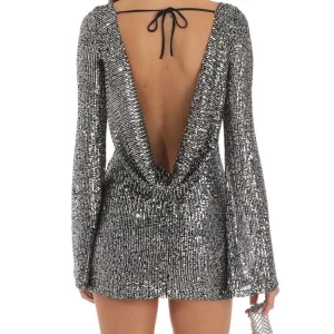 Y2K Sparkle Sequin Mini Dress - Glitter Party Clubwear