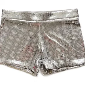 Y2K Sparkly Sequin Shorts: Slim Fit Casual Elastic Shiny Summer Nightclub Streetwear