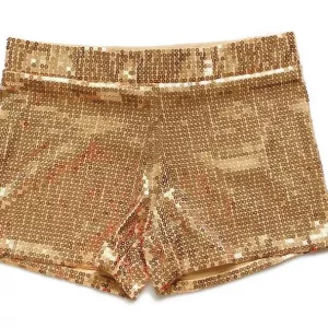 Y2K Sparkly Sequin Shorts: Slim Fit Casual Elastic Shiny Summer Nightclub Streetwear