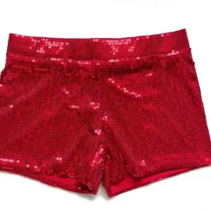 Y2K Sparkly Sequin Shorts: Slim Fit Casual Elastic Shiny Summer Nightclub Streetwear