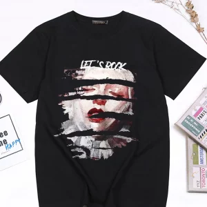 Y2K Street Pop Art Print T-shirt - Versatile Summer Fashion