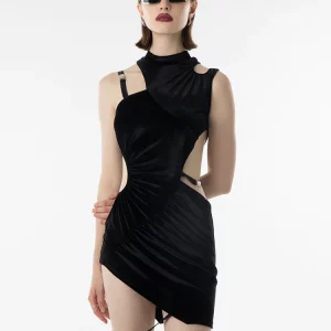 Y2K Summer Fashion Halter Mini Dress