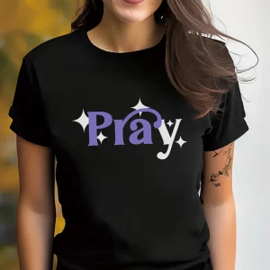 Y2K Summer Fashion Pray Graphic T-Shirt