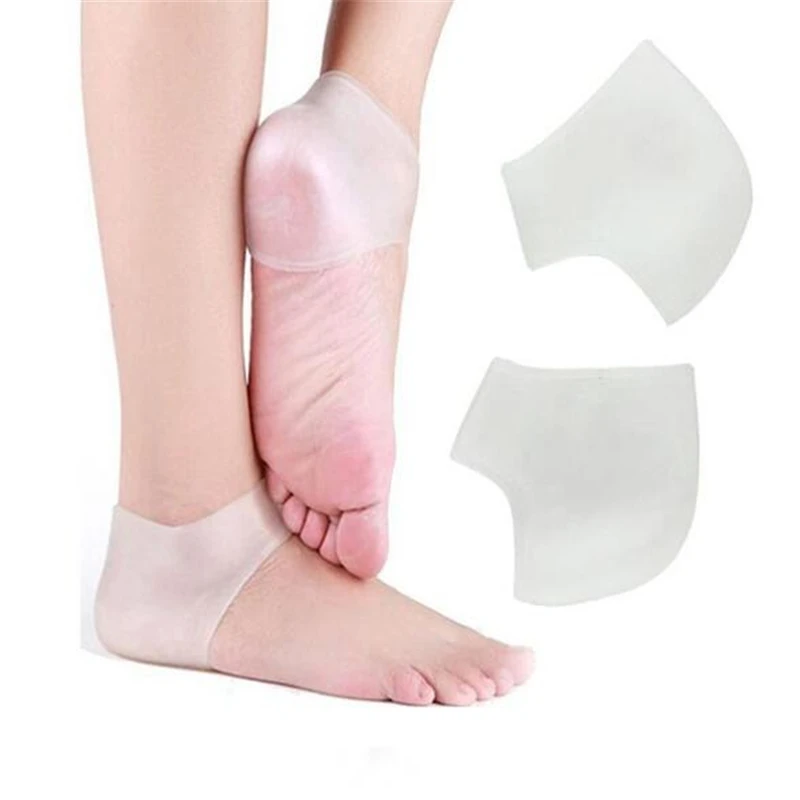 Y2K Summer Fashion Silicone Heel Protector Socks - Moisturizing Gel for Cracked Feet