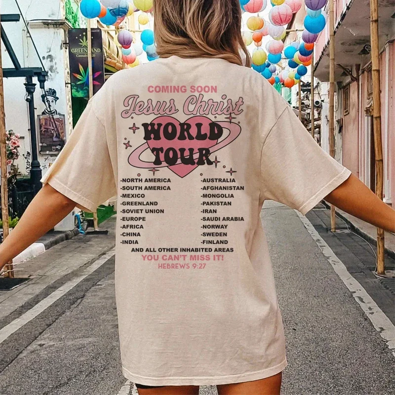 Y2K Summer Fashion Streetwear Tee | Retro 90s Grunge Outfit | Oversized Christian T-Shirt | Cute