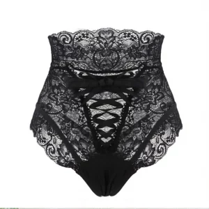 Y2K Summer Lace G-String Lingerie - High Waist Briefs