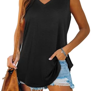 Y2k Summer Sleeveless Vest Tank Top - Loose Fit Casual Blouse