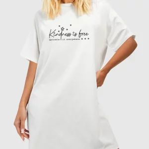 Y2K Summer Vibes Graphic Tee Dress