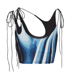 Y2K Tie-Dye Crop Top: Spring & Summer Slim Sexy Women's Fashion