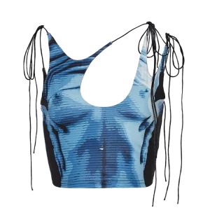 Y2K Tie-Dye Crop Top: Spring & Summer Slim Sexy Women's Fashion