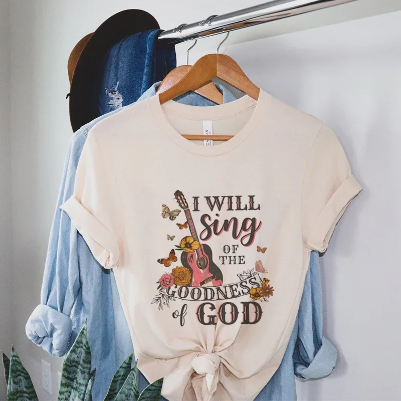 Y2K Vintage Boho Gospel Music T-Shirt - Christian Faith Tee