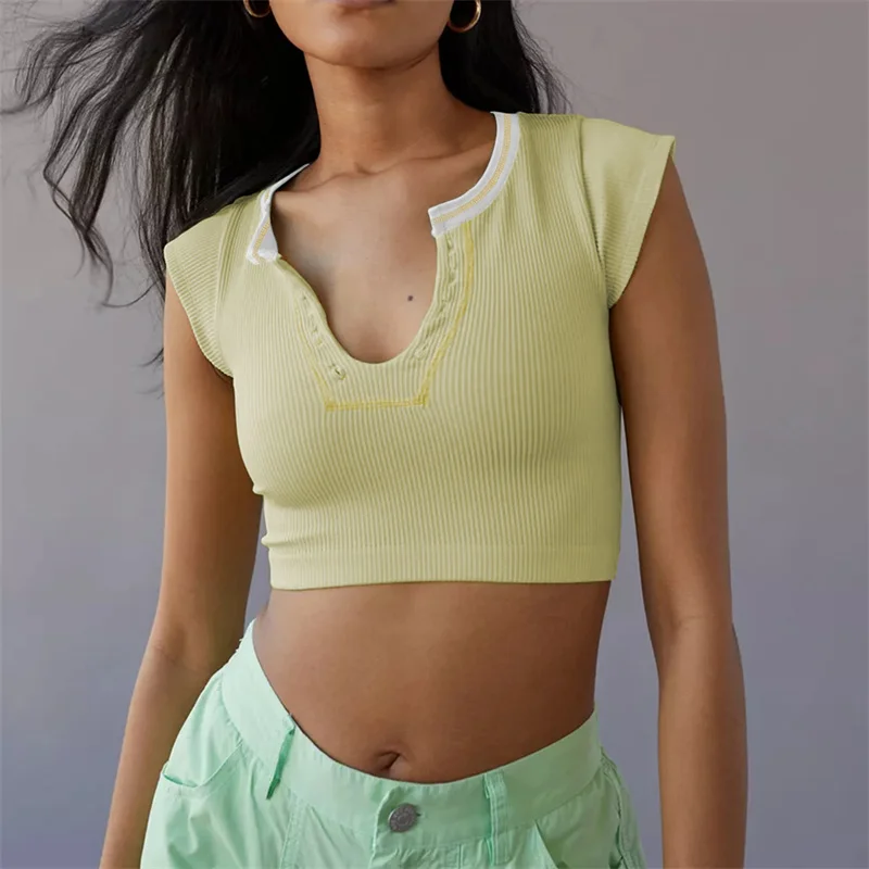 Y2K Vintage Graphic Crop Top - Slim Fit E-Girls Streetwear