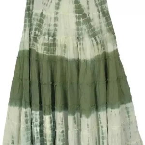 Y2K Vintage Midi Skirt - Fairycore Boho Elastic High Waist A-Line Swing Long Skirt