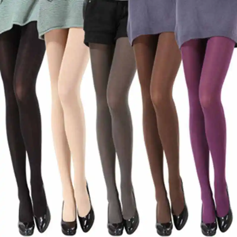 Y2K Vintage Opaque Pantyhose: Candy Colors for Party Clubwear