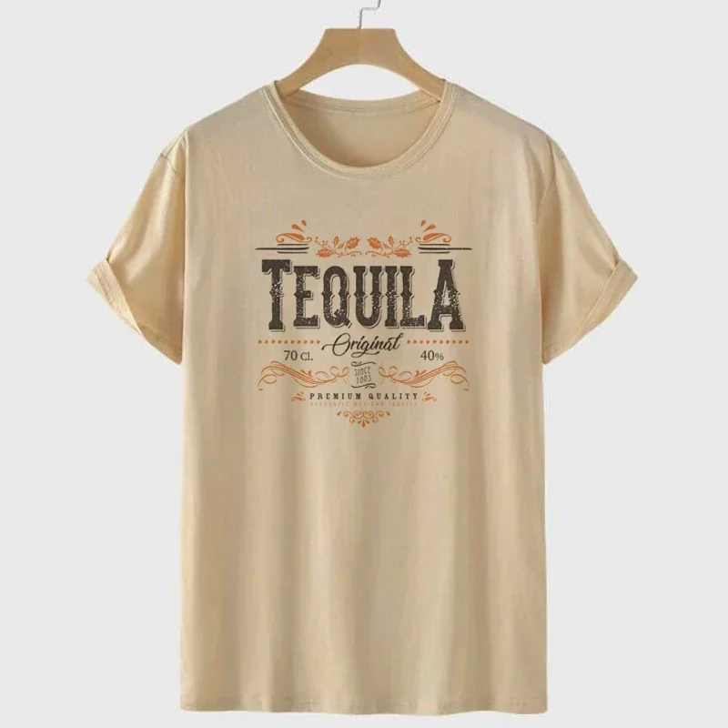 Y2K Vintage Tequila T-Shirt - Retro Alcohol Lover Graphic Tee