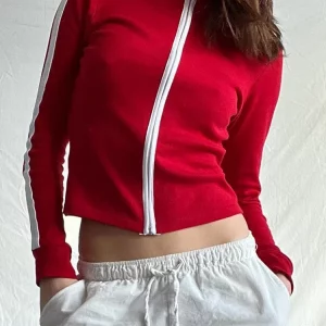 Y2K Zipper Cardigan: Long Sleeve Sexy Sweater for Women